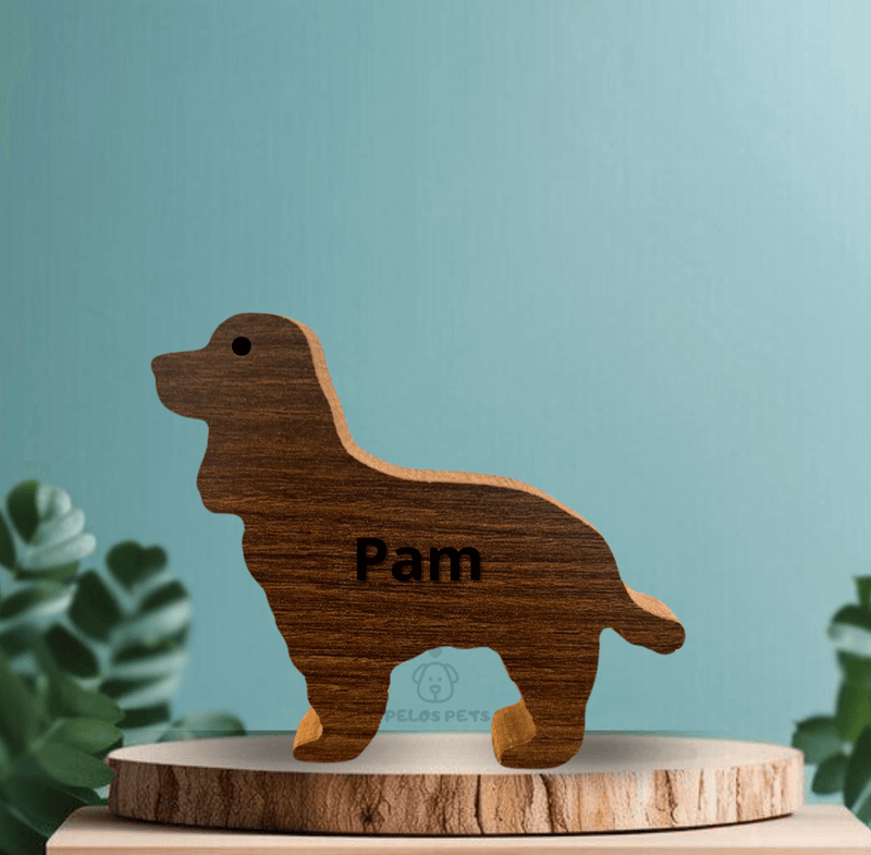 Cocker Spaniel Wood Sculpture