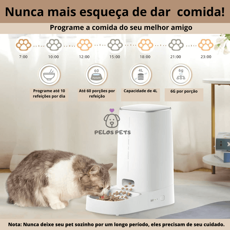 NutriPet - Alimentador Automático Inteligente Wi-Fi