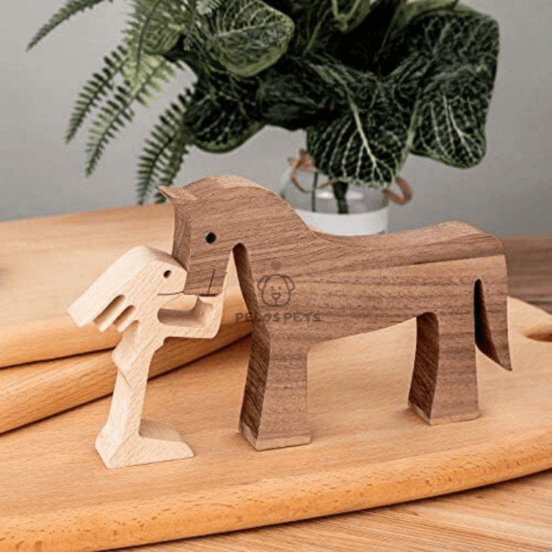 Wood Sculpture - Horse