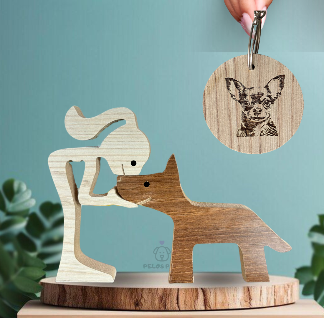 Wood Sculpture by Pets®️