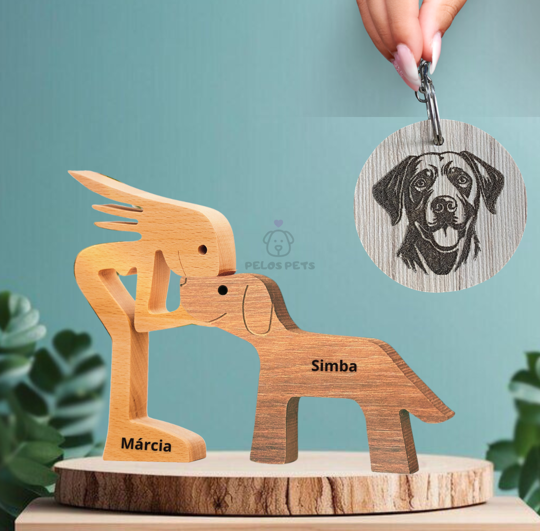 Wood Sculpture by Pets®️