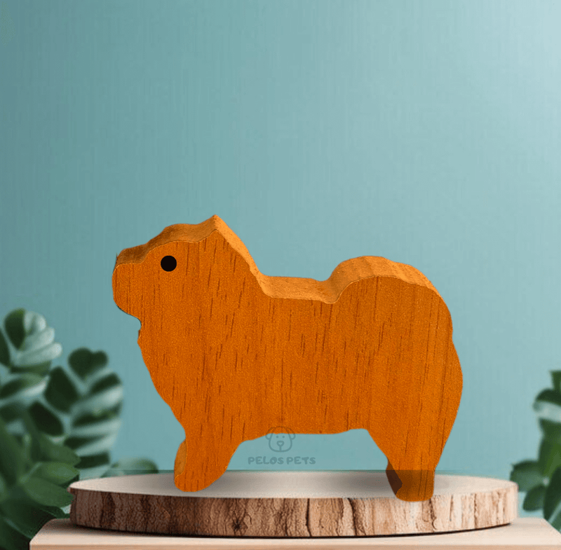 Chow Chow Wood Sculpture