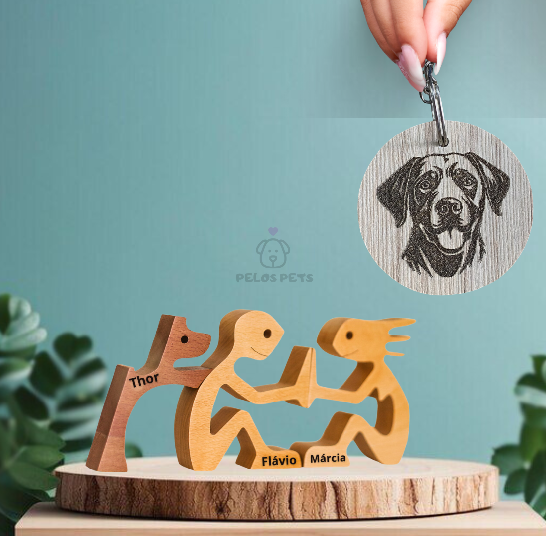 Wood Sculpture by Pets®️