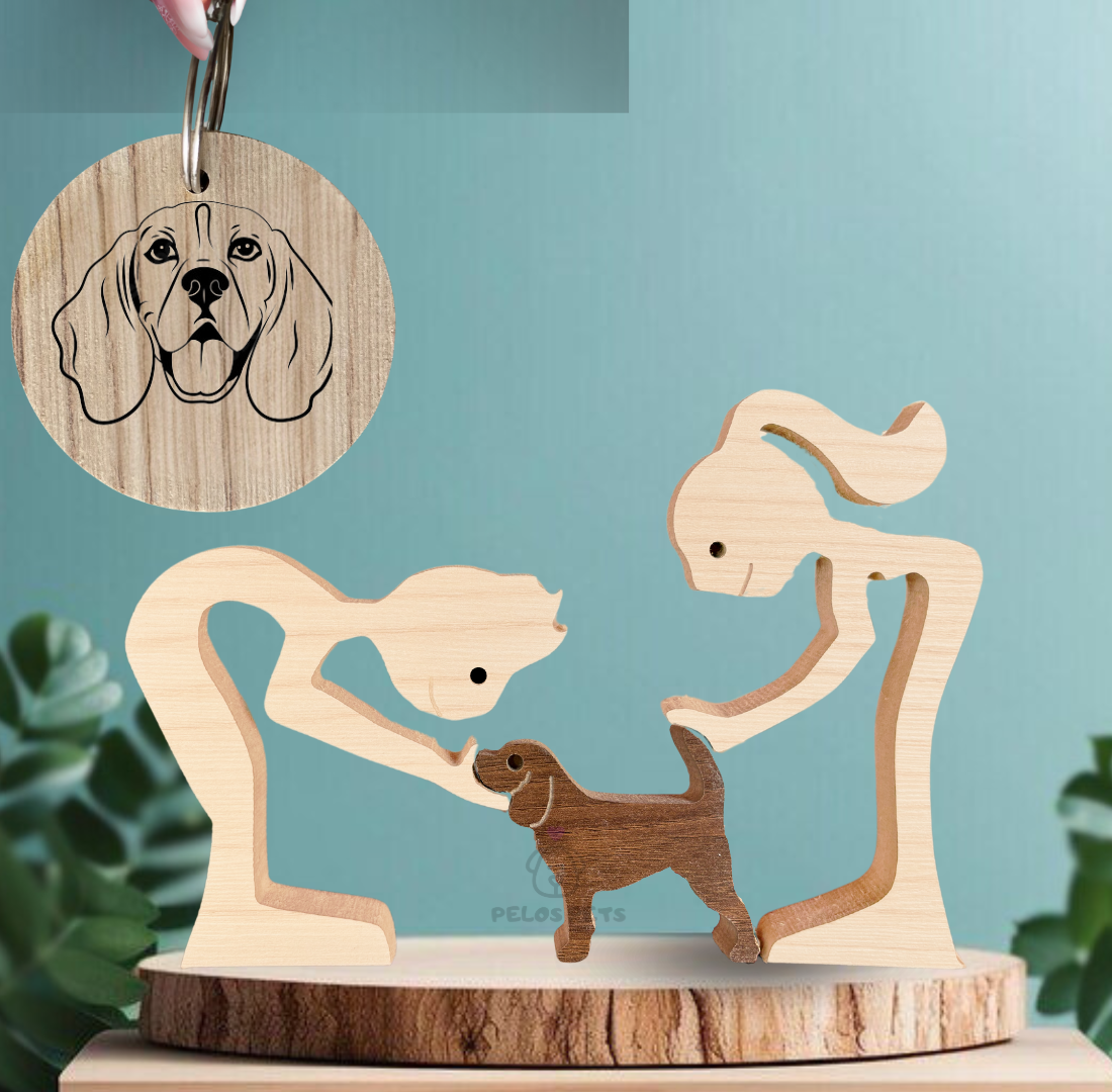 Wood Sculpture by Pets®️