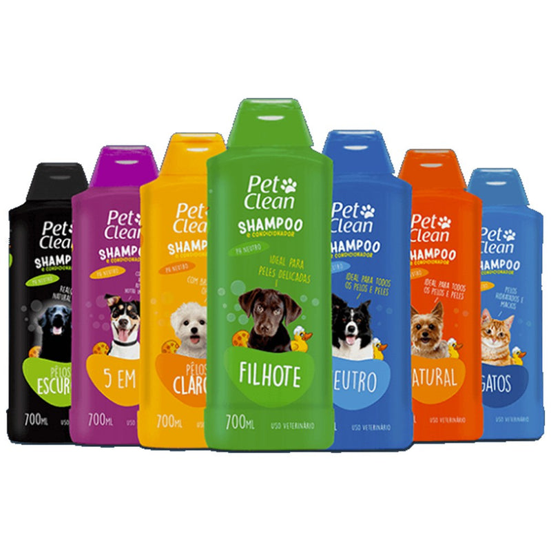 Shampoo e Condicionador CLEAN PET 2 in 1 para Cães e Gatos