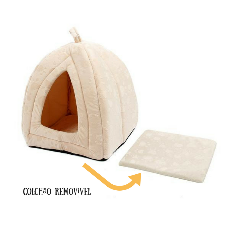 Cabaninha para Gatos Meow Feliz