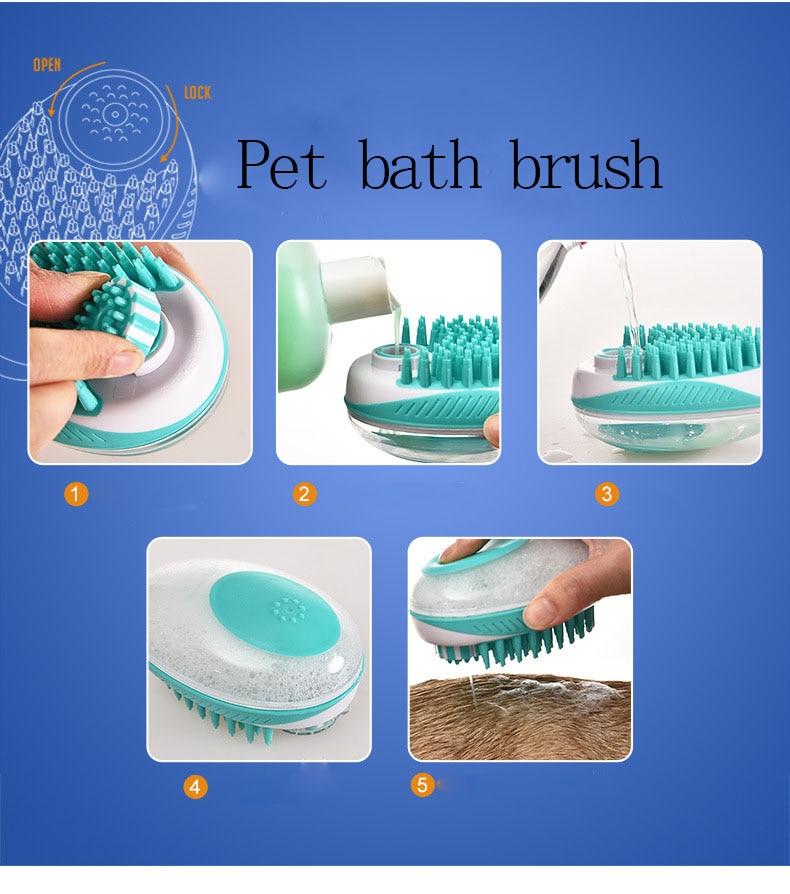 ILOVPET Massaging Bath Brush 