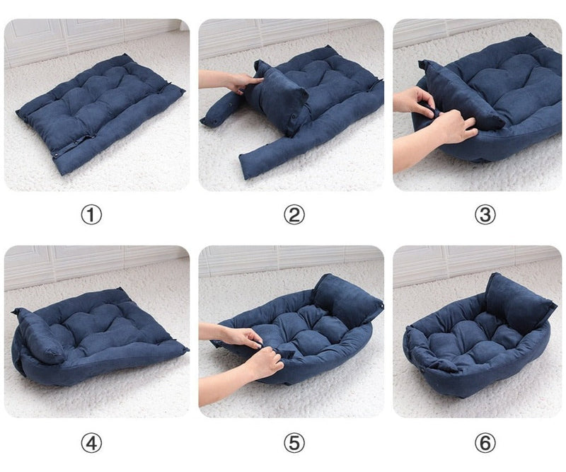 CONFORTPLUS 3 in 1 Sofa Bed for Dogs and Cats 