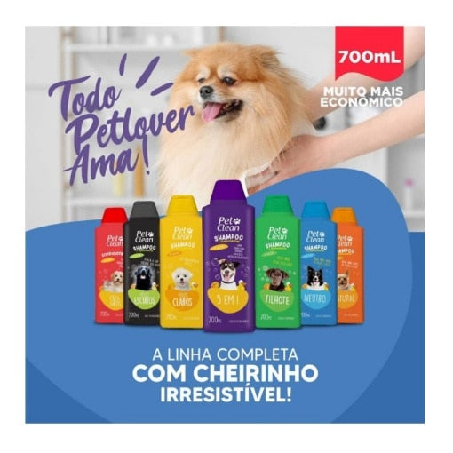 Shampoo e Condicionador CLEAN PET 2 in 1 para Cães e Gatos