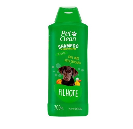 Shampoo e Condicionador CLEAN PET 2 in 1 para Cães e Gatos