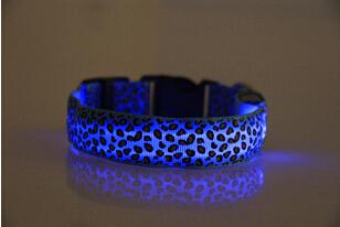 Coleira  Leopardo LED